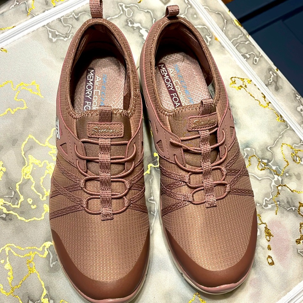 Pink Memory Foam Air Cooled Skechers